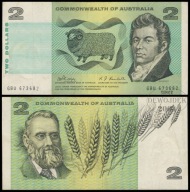 BNA - AUSTRALIA 2 Dolary Dollars 1968 GBU # P38c # COMMONWEALTH # VF