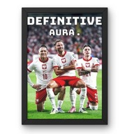 Zieliński Cash Zalewski Plakat 40x50 w Ramce | Obraz Piłkarski, Dekoracja