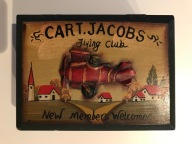 Pudełko drewniane - Cart.Jacobs Flying Club