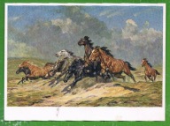 MALARSTWO NA POCZTÓWKACH =KONIE W MALARSTWIE=