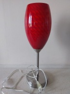 LAMPA OGGETTI MURANO GLASS RED 70s ITALY