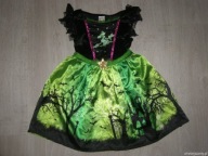 Strój kostium przebranie BABA JAGA CZAROWNICA 2-3 latka 92-98cm F&F