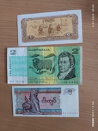 Banknoty Australia 2 Dolary i majanmar