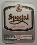ETYKIETA PIWO SPECJAL FULL LIGHT BROWAR ELBLĄG ROZLEWNIA DANAN