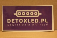 NAKLEJKA - DETOXLED - OFF ROAD - OŚWIETLENIE - TURYSTYKA