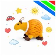 Pluszak Kapibara Tralalero Tralala Brązowy Capibarello Cocosini Dla Dzieci