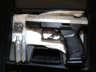 Walther CP99 Bicolor pistolet J. Bonda 4,5 mm Diabolo CO2 walizka Walther