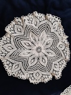Koronkowa serweta koronka śr 42 cm
