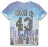 DENIM 73 * super KOSZULKA print BROOKLYN * 146