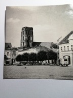 GOSTYŃ 1969- RATUSZ - KOŚCIÓŁ PARAFIALNY - SAMOCHÓD NYSA