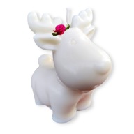 Świeca ZAPACHOWA Renifer SOJOWA Prezent Drzewo Sandałowe /Różne Zapachy