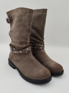 Botki damskie Goodin przejściowe wygodne khaki R. 41