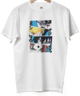 Męska koszulka Naruto Uzumaki Anime Konoha Manga