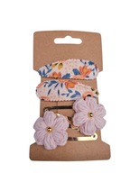 Spinki do włosów szydełkowe kwiatki 4 szt.