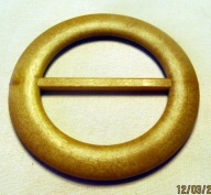 klamerka okrągła, przekrój 7,5 cm. nowa