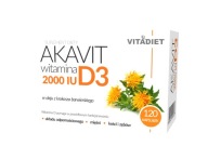 Suplement diety VitaDiet Witamina D3 2000 IU 120 kapsułek