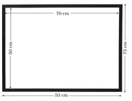 DREWNIANA RAMKA RAMA na ZDJĘCIA PLAKAT OBRAZY 70x50 50x70 cm CZARNA