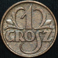 1 grosz 1933 - piękny egzemplarz