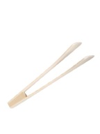 Szczypce sałatkowe szerokie z drewna