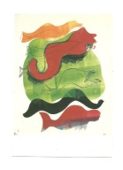 Pocztówka - H.N. Werkman, Kompozycja z rybami / OPIS !!!