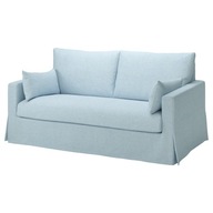 IKEA HYLTARP Sofa 2-osobowa rozkładana Kilanda blady niebieski JAK NOWA