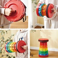 Stołek teleskopowy przenośne krzesełko siedzisko kempingowe wędkarskie