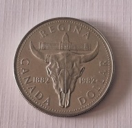 1 dolar kanadyjski z 1982 roku srebro 23 gramy