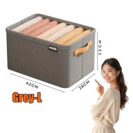 PUDEŁKO ORGANIZER DO SZAFY SZUFLADY NA UBRANIA BIELIZNĘ SKARPETKI KOSZULKI