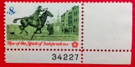 USA 1971 konie fauna z numerem czyste**