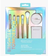 Ecotools zestaw pędzli do makijażu 7 produktów + lusterko + kubek do pędzli