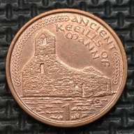 *ISLE OF MAN - WYSPA MAN [0635]*1 pens 2001 Elżbieta II, ANCIENT KEEILLS