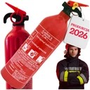 GAŚNICA SAMOCHODOWA 1KG ANAF PGP-1 ABC TOP PRODUKCJA 2026 R. ALUMINIOWA