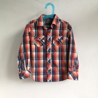 Koszula Baker Boy 122 z długim rękawem w kratkę markowa PRZECENA (200)