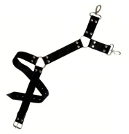 Harness na udo z ćwiekami