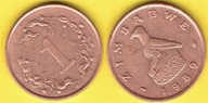 ZIMBABWE 1 CENT 1989 r.