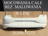 Zderzak tylny 2GS807421D VW Polo 6 VI R-LINE tył PDC 2G biały BEZ MALOWANIA