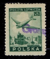 WYDANIE LOTNICZE DAKOTA Fi 399 * Nd GROSZY T.23. W-wa 1 FIOLETOWY