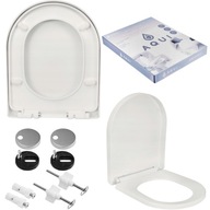 DESKA SEDESOWA WOLNOOPADAJĄCA UNIWERSALNA WYPINANA DO ŁAZIENKI WC BIAŁA