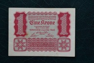 Banknot Austro-Węgry 1 korona 1922 rok !!!