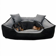 LEGOWISKO KOJEC PUFA ŁÓŻKO DLA PSA KOTA 55x45CM SZARE WODOODPORNE