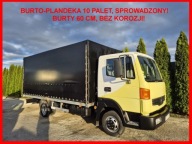 Nissan ATLEON 3.0 150KM Plandeka 10 palet, Skrzynia 5m, Burty 60cm, Bez ko