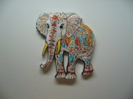 MAGNES NA LODÓWKĘ SŁOŃ