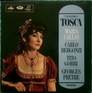 Puccini Tosca - Callas Bergonzi Pretre - Salle Wagram Paris 1964-5 2LP Box
