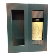 JAGERMEISTER BOX Metalowa ZŁOTA PIERSIÓWKA MIEJSCE NA BUTELKĘ NA PREZENT