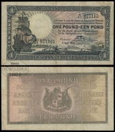 BNA - AFRYKA POŁUDNIOWA 1 Funt 1936 A/51 # P84c # SOUTH AFRICA # RPA # VF