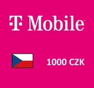 Doładowanie Czechy 1000 Kc T-Mobile