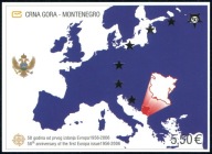 Czarnogóra 2006 Znaczki Blok 3 ** Europa CEPT mapa