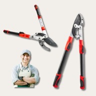 SEKATOR TELESKOPOWY DO GAŁĘZI 68-91CM MOCNE NOŻYCE OGRODOWE KOWADEŁKOWE