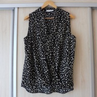 Czarna bluzka wzorki r. 42 44