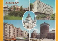 LUBLIN - PAWILONY USŁUGOWE - HOTEL UNIA - 3 MAJA - KOŚCIÓŁ ŚW. DUCHA